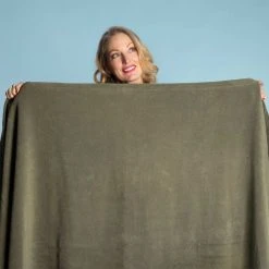100% Organic Cotton Fleece Blanket by INNSBRUCK - Eco-Friendly, Plastic-Free, PVC-Free Bed & Living Room Comfort 16 Vendor-unknown BedBath INNSBRUCK 100% Organic Cotton Fleece Blanket