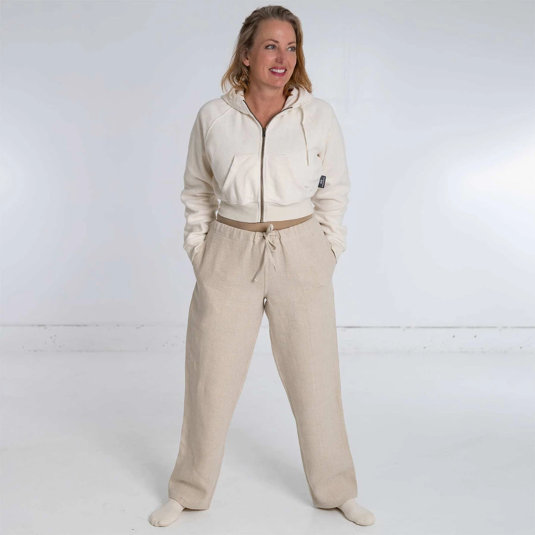 Unisex YOGI Elastic-Free 100% Hemp Yoga Pants - Comfortable & Eco-Friendly Trousers 11 Vendor-unknown YOGI Elastic-free 100% Hemp Yoga Pants (Unisex) Trousers & Jeans