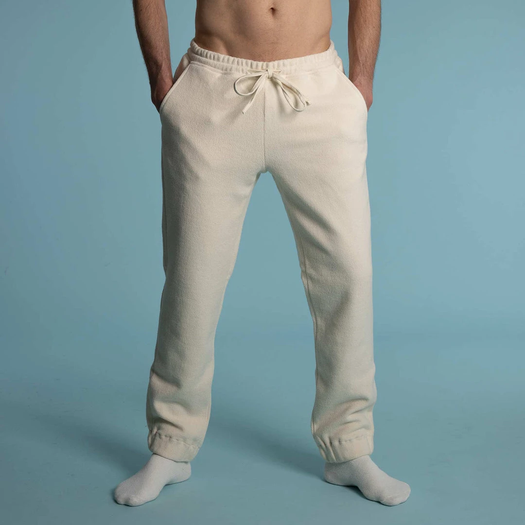 Vendor-unknown JACK 100% Organic Cotton Fleece Jogger Pants for Men - Comfortable WFH Sweatpants 1 Vendor-unknown JACK 100% Organic Cotton Fleece Jogger Pants