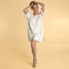 Rawganique Lingerie & Sleepwear JODIE 100% Organic Cotton Nightgown Nightshirt Loungewear House Dress (Made In USA)
