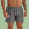 Vendor-unknown JOEY 100% Organic Hemp Boxer Shorts (Woven) (Nut Button, OC Thread) Men