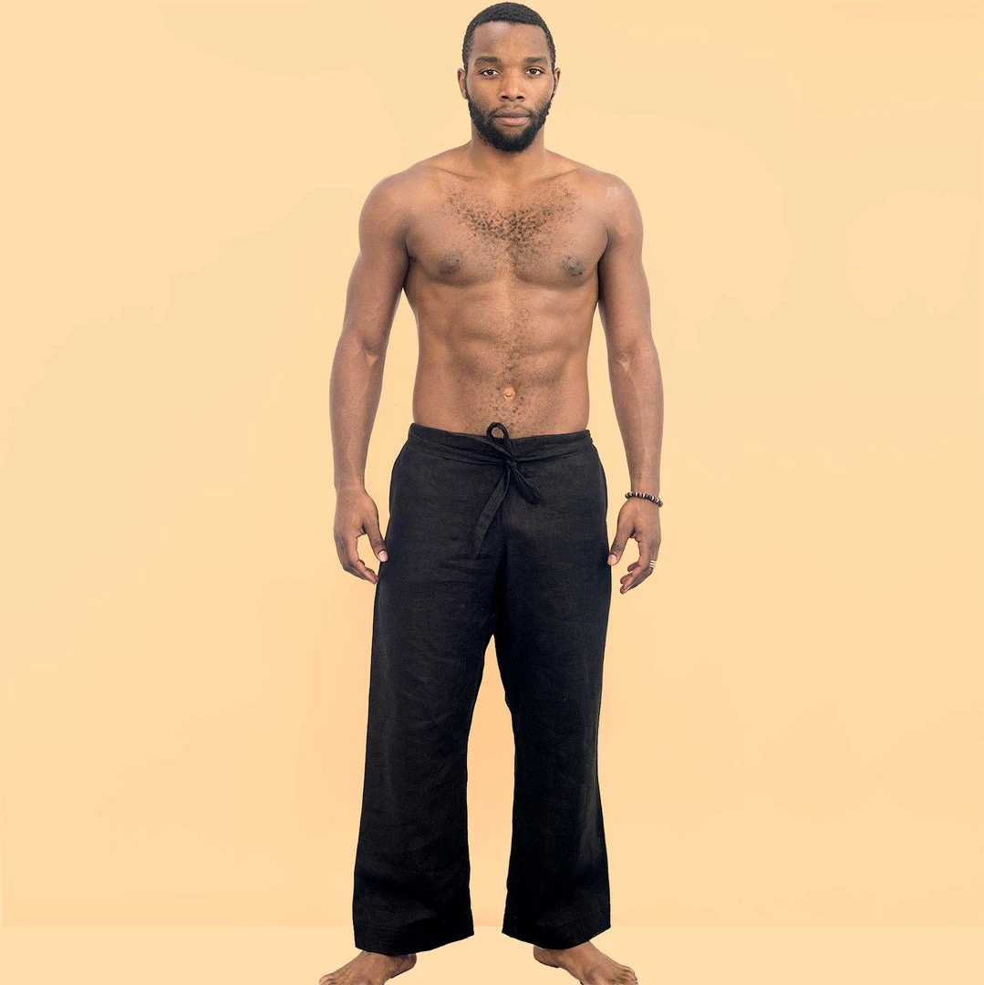 MORIO 100% Hemp Karate Gi Pants - Unisex Elastic-Free Trousers for Men & Women 12 Vendor-unknown Trousers & Jeans MORIO 100% Hemp Karate Gi Pants (Unisex)