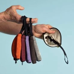 Vendor-unknown MESA Organic Hemp Key Holder / Zippered Pouch / Change Wallet / Gadget Organizer (Plastic-free)