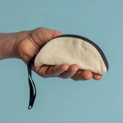 Vendor-unknown MESA Organic Hemp Key Holder / Zippered Pouch / Change Wallet / Gadget Organizer (Plastic-free)