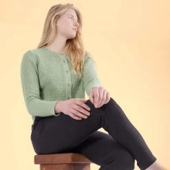 LESLIE 100% Organic Hemp Cardigan for Women - Eco-Friendly & Stylish Warmwear 16 Vendor-unknown LESLIE 100% Organic Hemp Cardigan (Women's)