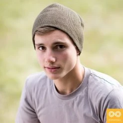 Vendor-unknown Hats ASPEN 100% Organic Hemp Winter-weight Beanie Toque Hat (Two-layer) (Unisex)