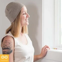 Vendor-unknown Hats ASPEN 100% Organic Hemp Winter-weight Beanie Toque Hat (Two-layer) (Unisex)