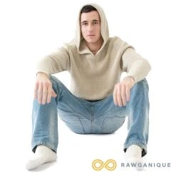Cornwall Men's 100% Hemp Hooded Sweater | Eco-Friendly & Comfortable | Rawganique 33 Vendor-unknown Cornwall Men's 100% Hemp Hooded Sweater Tops