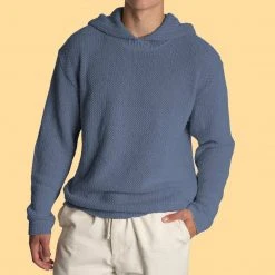 Cornwall Men's 100% Hemp Hooded Sweater | Eco-Friendly & Comfortable | Rawganique 26 Vendor-unknown Cornwall Men's 100% Hemp Hooded Sweater Tops