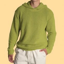 Cornwall Men's 100% Hemp Hooded Sweater | Eco-Friendly & Comfortable | Rawganique 24 Vendor-unknown Cornwall Men's 100% Hemp Hooded Sweater Tops