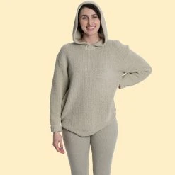 Vendor-unknown MADISON Women's 100% Hemp Hooded Sweater