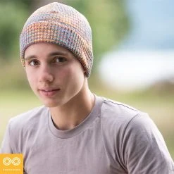 Vendor-unknown Mt. Washington Unisex Rainbow Hemp Knit Hat Hats