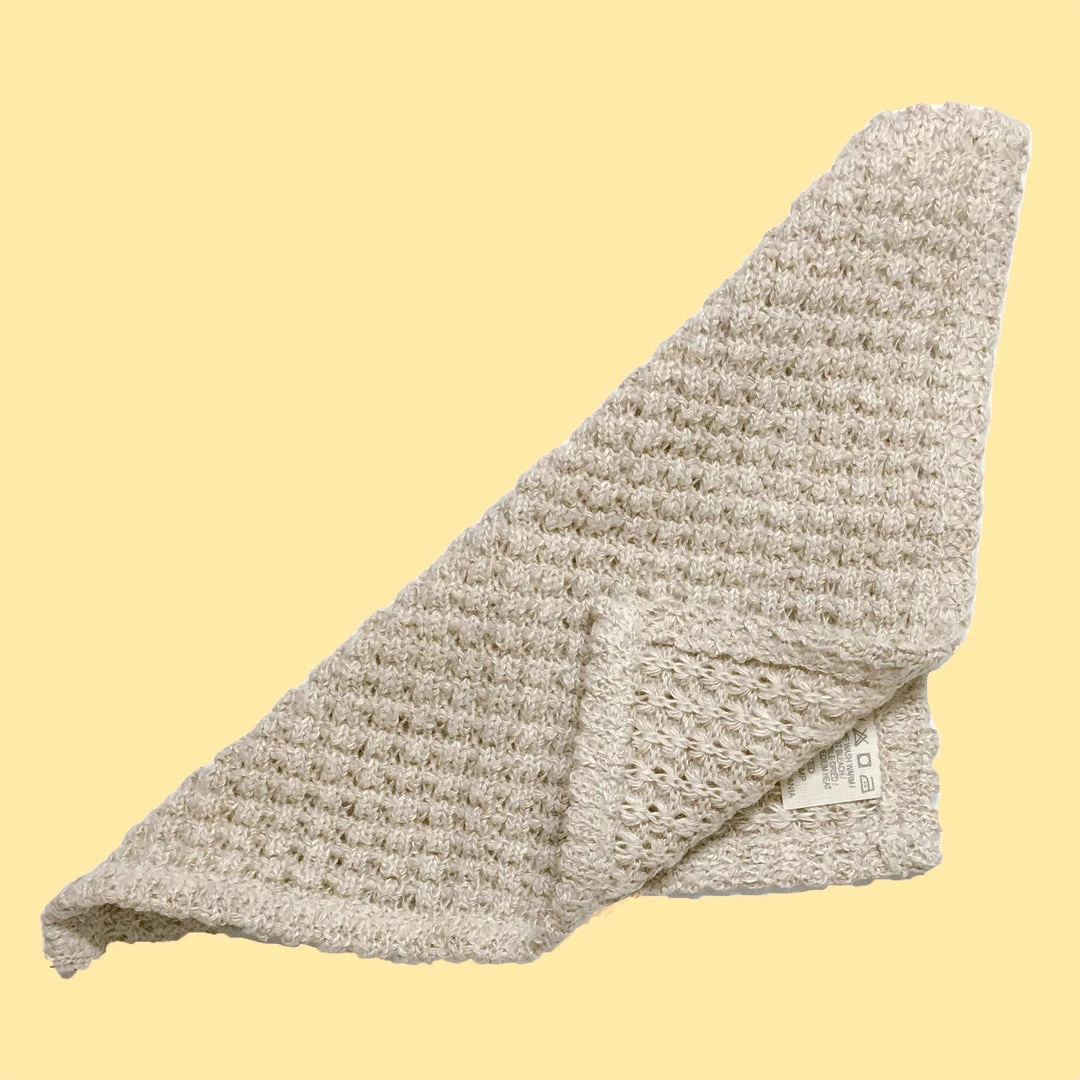 100% Organic Hemp Knit Wash Cloth - Eco-Friendly Dish Towel & Washcloth | Plastic-Free | BedBath 2 Towels CARDING MILL 100% Organic Hemp Knit Wash Cloth - Dish Towel (Plastic-free) BedBath