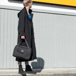 DA VINCI COAT Organic Hemp Hooded Coat - Black | Eco-Friendly Warmwear for Men & Women 47 Vendor-unknown Warmwear & Outerwear DA VINCI COAT Organic Hemp Hooded Coat Lined With Organic Cotton Fleece (Black)