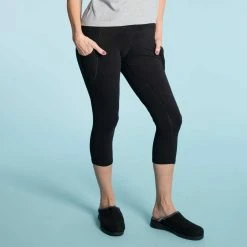Vendor-unknown Bottoms ANNE Organic Cotton Blackout Mid-Calf Leggings