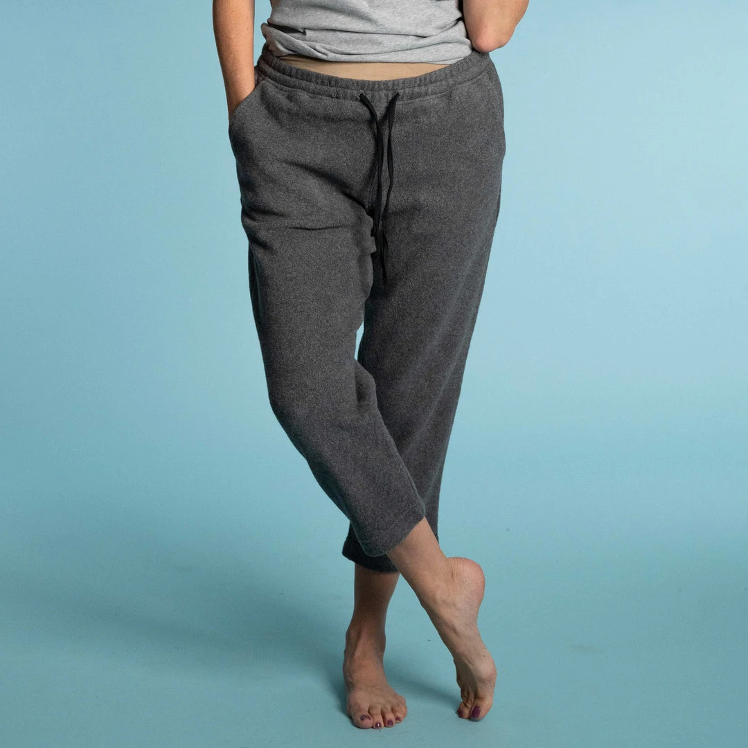 FINN 100% Organic Cotton Fleece 3/4 Jogger Pants for Women - Quinn | Eco-Friendly & Comfortable Sweatpants 3 Vendor-unknown FINN 100% Organic Cotton Fleece 3/4 Jogger Pants (Quinn) Bottoms