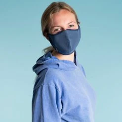 Vendor-unknown DONIZETTI 2-Layer Organic Cotton Jersey Face Mask Mouth Mask With Elastic Face Coverings