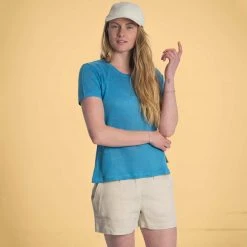 T-Shirts Women LILITH 100% Organic Linen Knit T-shirt