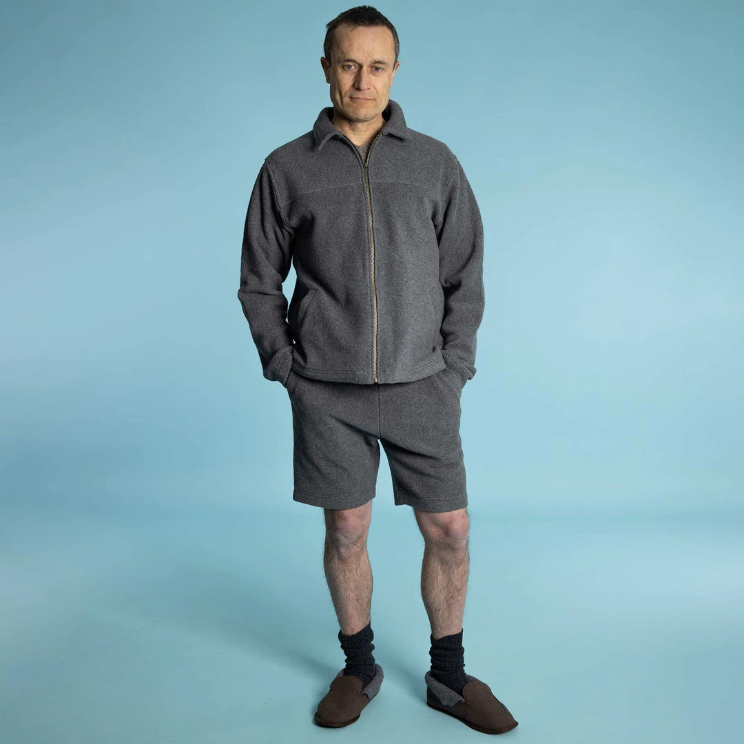 KITSILANO Elastic-Free 100% Organic Cotton Fleece Sweat Shorts | Unisex Comfort for WFH & Casual Wear 6 KITSILANO Elastic-free 100% Organic Cotton Fleece Sweat Shorts (Unisex)