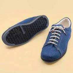 Shoes MANITOBA Organic Cotton Denim Sneakers (Men's Sizes) Footwear