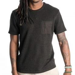 Vendor-unknown MANLEY BEACH 100% Hemp T-Shirt (Thick, Ribbed, With Pocket))