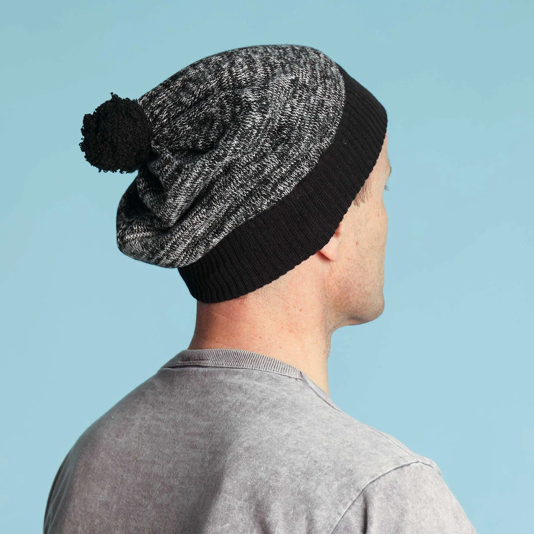 MATISSE 100% Organic Linen Winter Pompom Hat - Unisex Beanie for Men & Women 1 Vendor-unknown MATISSE 100% Organic Linen Winter Pompom Hat (Unisex) Hats