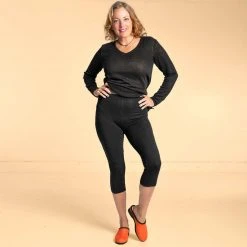 Vendor-unknown JESSIE Organic Cotton Capri Leggings