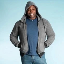 Vendor-unknown MONT TREMBLANT 100% Organic Cotton Fleece Hooded Zippered Sweatshirt (Unisex) Warmwear & Outerwear