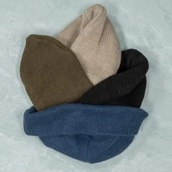 Vendor-unknown Hats ASPEN 100% Organic Hemp Winter-weight Beanie Toque Hat (Two-layer) (Unisex)