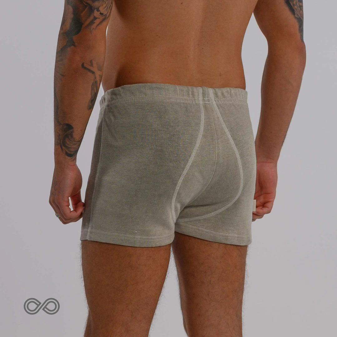 MOZART 100% Organic Linen Knit Boxers for Men - Breathable & Comfortable Underwear 7 Vendor-unknown MOZART 100% Organic Linen Knit Boxers (OC Thread)