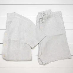 NASHVILLE 100% Organic Hemp Pajamas PJ Set (short-sleeves / Shorts)