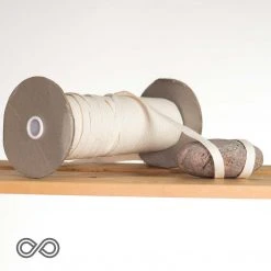Vendor-unknown DIY ⅜" (10mm) 100% Organic Cotton Edging Tape - Drawstrings (By The 200m Roll)