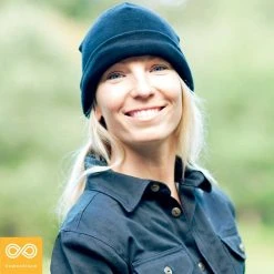 Vendor-unknown PEMBERTON 100% Organic Cotton Fleece Ski Beanie Tuque Toque Hat (Unisex) ShoesBags&More