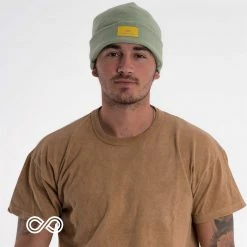 Vendor-unknown PEMBERTON 100% Organic Cotton Fleece Ski Beanie Tuque Toque Hat (Unisex) ShoesBags&More