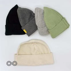 Vendor-unknown PEMBERTON 100% Organic Cotton Fleece Ski Beanie Tuque Toque Hat (Unisex) ShoesBags&More