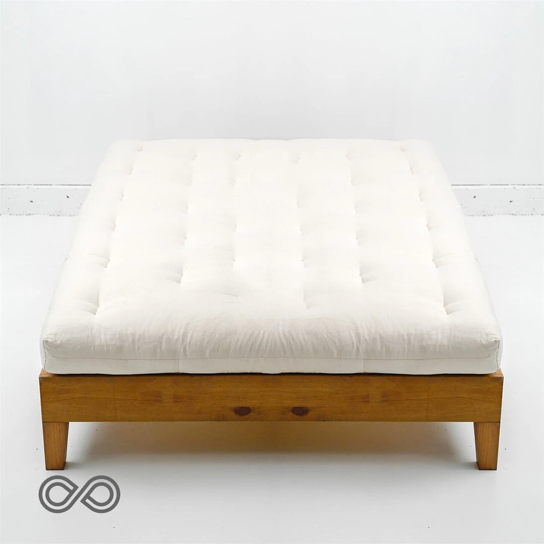 ZEN SLEEPER Firm Organic Cotton Futon with Pure Wool - Made in USA, No Fire Retardant Chemicals 3 Vendor-unknown BedBath ZEN SLEEPER Firm Organic Cotton Futon (With Pure Wool) (No Fire Retardant Chemicals) (Made In USA)