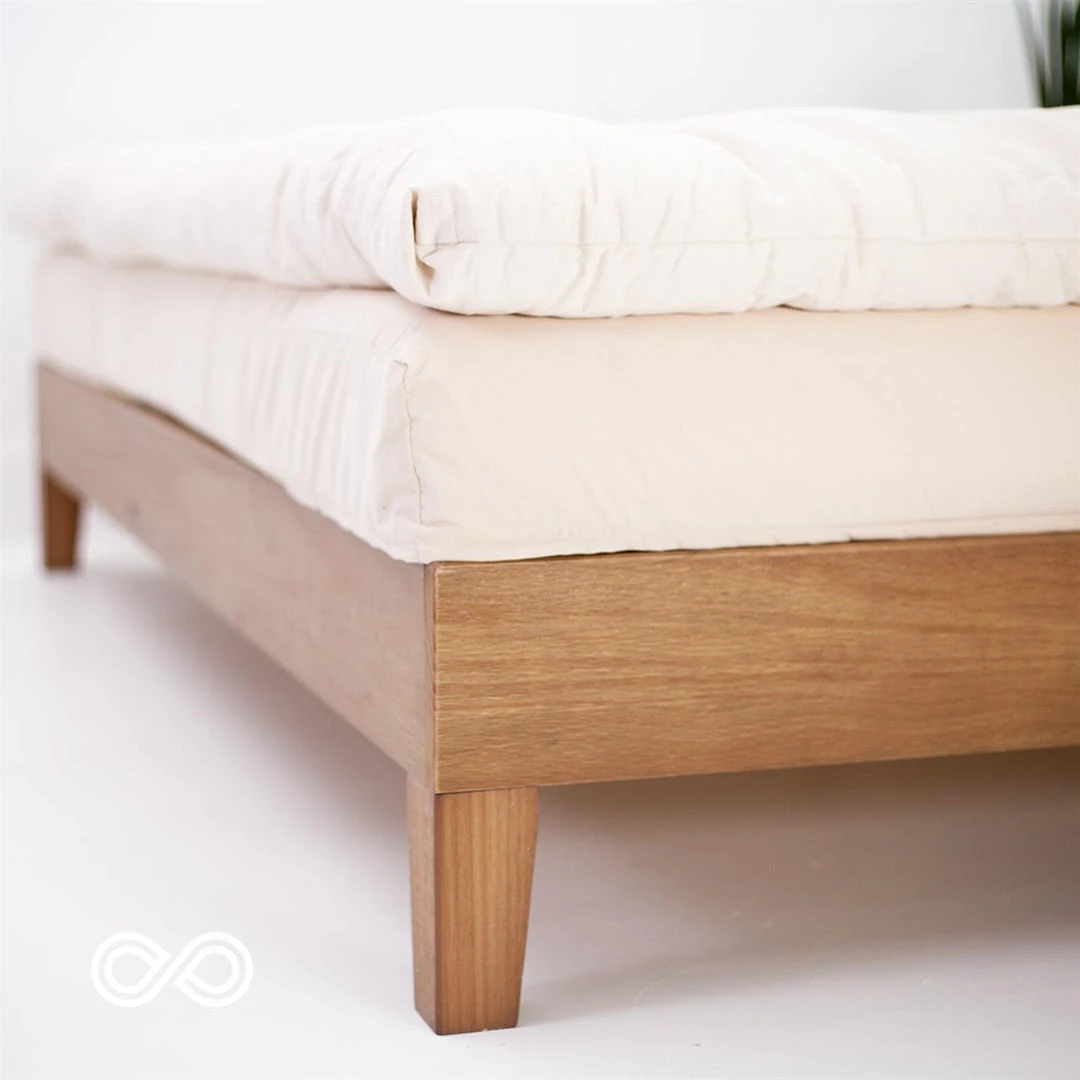 LOUISIANA Organic Cotton Mattress Topper - Handmade in USA | Eco-Friendly & Hypoallergenic 2 Vendor-unknown LOUISIANA Organic Cotton Topper (Handmade In USA)