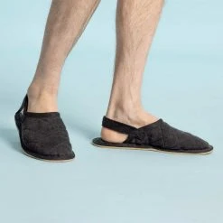 Shoes Footwear OKINAWA Indoor/Outdoor Hemp Slippers (3-Layer Footbed) (Natural Rubber Soles) (Unisex)