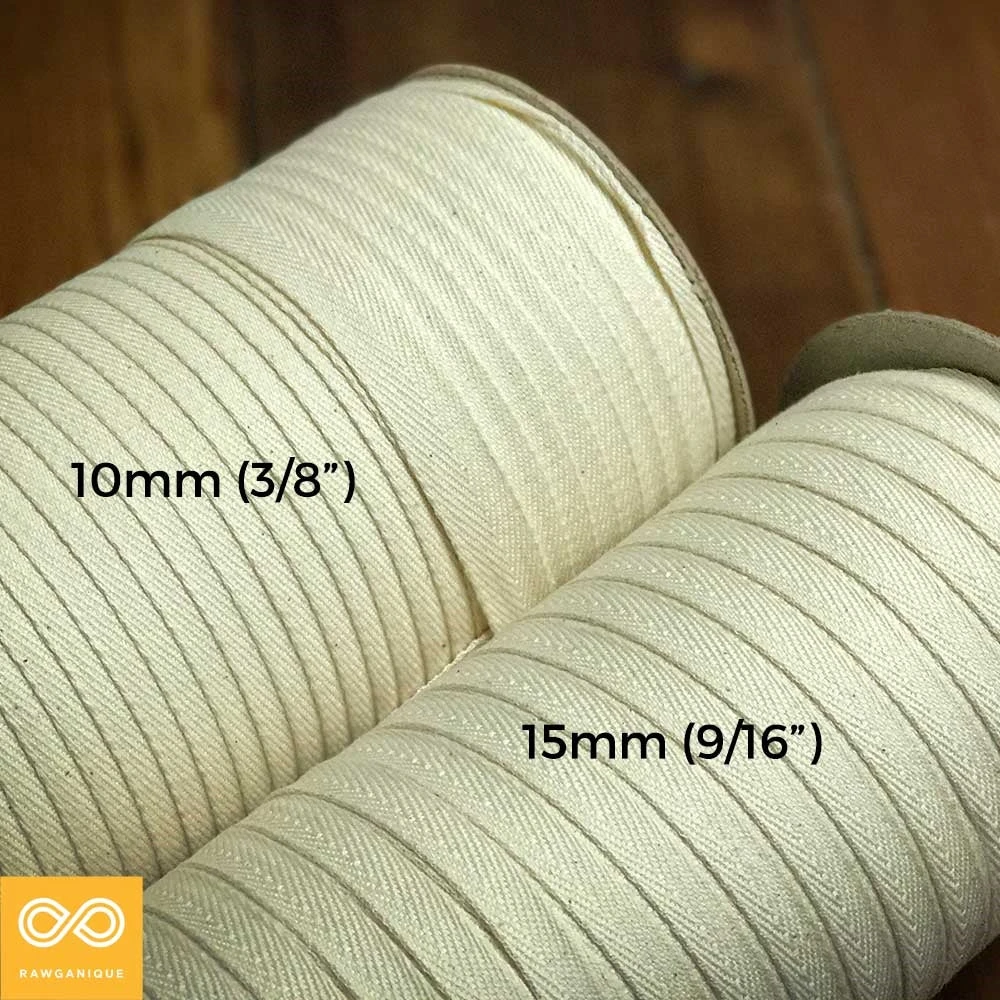 Organic Cotton Edging Tape - Drawstrings by the Foot | DIY Edging Tape Ribbon Drawstrings 1 Vendor-unknown Organic Cotton Edging Tape - Drawstrings (By The Foot) Edging Tape Ribbon Drawstrings