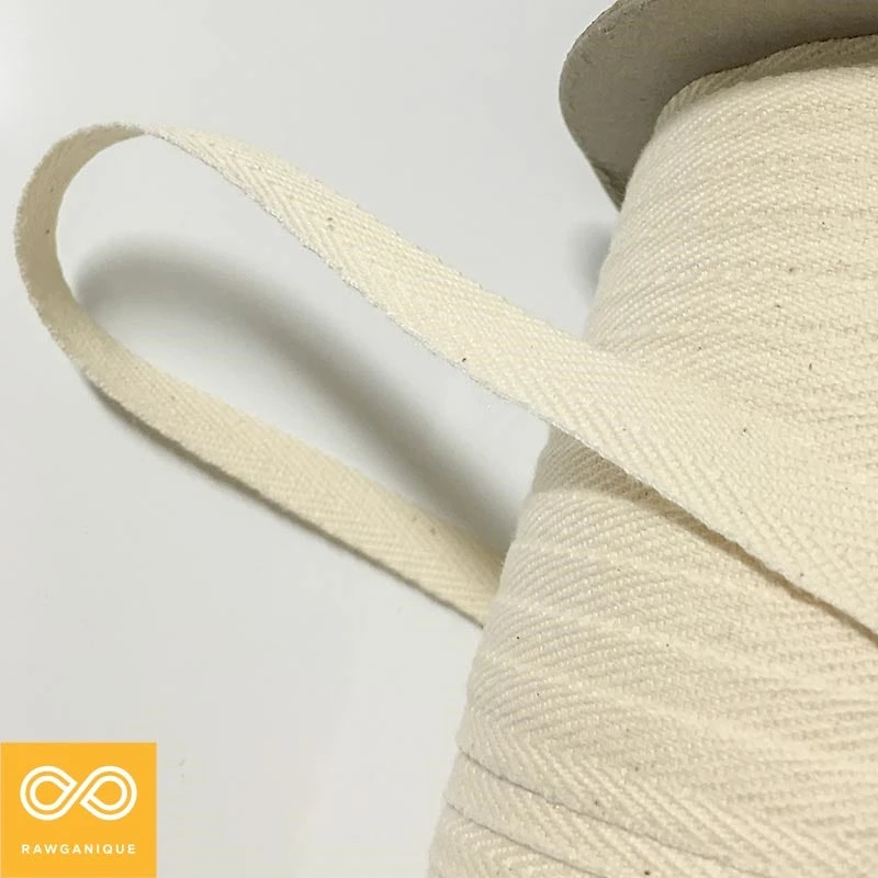 Organic Cotton Edging Tape - Drawstrings by the Foot | DIY Edging Tape Ribbon Drawstrings 2 Vendor-unknown Organic Cotton Edging Tape - Drawstrings (By The Foot) Edging Tape Ribbon Drawstrings