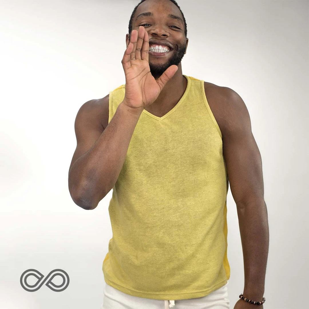 AUCKLAND 100% Organic Hemp V-Neck Tank Top - Unisex Eco-Friendly Summer Top 5 Vendor-unknown AUCKLAND 100% Organic Hemp V-Neck Tank Top (Unisex) Tops