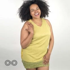 AUCKLAND 100% Organic Hemp V-Neck Tank Top - Unisex Eco-Friendly Summer Top 10 Vendor-unknown AUCKLAND 100% Organic Hemp V-Neck Tank Top (Unisex) Tops