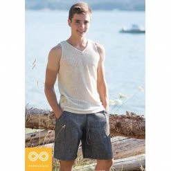 BRISBANE 100% Hemp Ribbed Tank Top - Unisex Hemp Shirt for Men & Women | Eco-Friendly & Breathable 20 Vendor-unknown BRISBANE 100% Hemp Ribbed Tank Top (Unisex) Tops