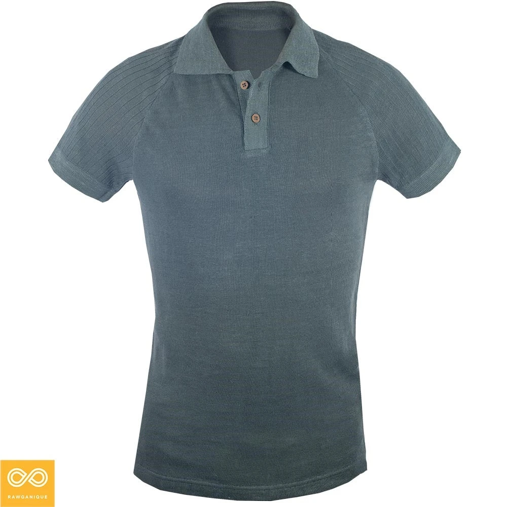 Pebble Beach Slim Fit Hemp Golf Polo Shirt for Men - 20% Off Clearance Sale 2 Vendor-unknown Pebble Beach 100% Hemp Golf Polo Shirt (Slim Fit) (Discontinued, 20% Off) Clearance