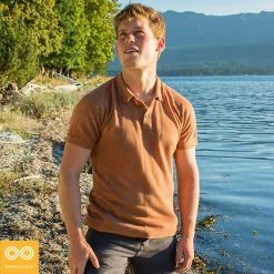 Pebble Beach Slim Fit Hemp Golf Polo Shirt for Men - 20% Off Clearance Sale 11 Vendor-unknown Pebble Beach 100% Hemp Golf Polo Shirt (Slim Fit) (Discontinued, 20% Off) Clearance