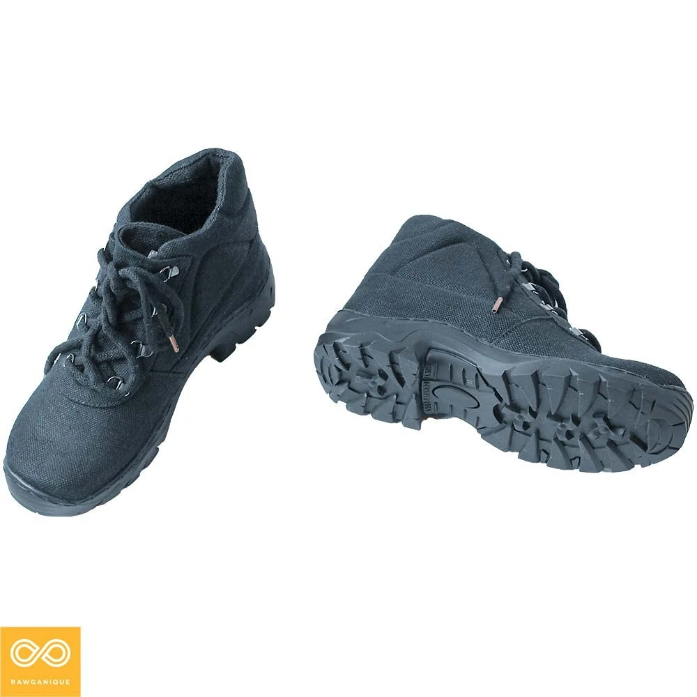 Vendor-unknown BOULDER Handmade Hemp Hiking Boots for Men - Durable & Eco-Friendly Footwear 13 Vendor-unknown BOULDER Handmade Hemp Hiking Boots (Men's Sizes) Footwear