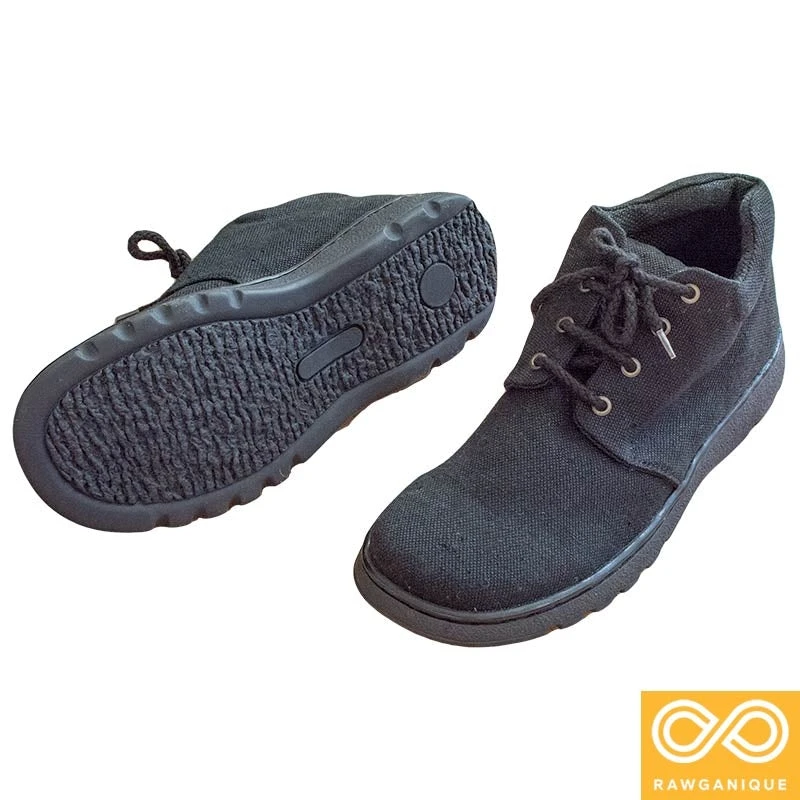 Vendor-unknown BOULDER Handmade Hemp Hiking Boots for Men - Durable & Eco-Friendly Footwear 14 Vendor-unknown BOULDER Handmade Hemp Hiking Boots (Men's Sizes) Footwear