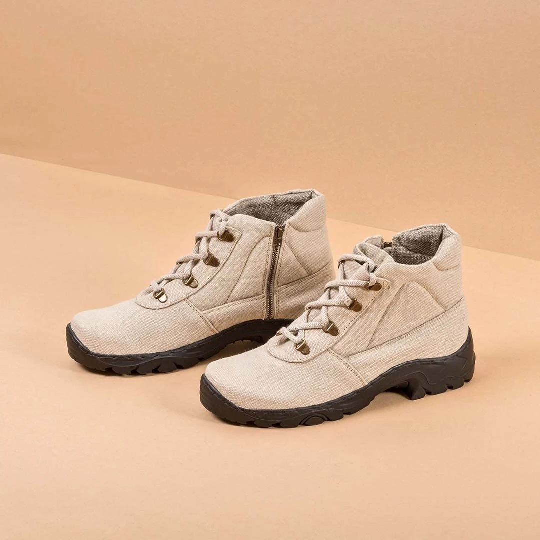 Vendor-unknown BOULDER Handmade Hemp Hiking Boots for Men - Durable & Eco-Friendly Footwear 1 Vendor-unknown BOULDER Handmade Hemp Hiking Boots (Men's Sizes) Footwear