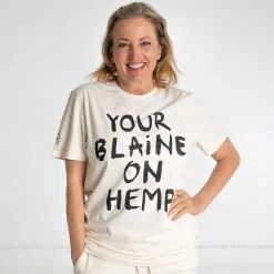 T-Shirts PUREVALLEY 100% Organic Cotton T-Shirt (EU) - Blaine On Hemp