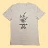 T-Shirts PUREVALLEY 100% Organic Prima Cotton T-Shirt (Unisex) - Changing The World